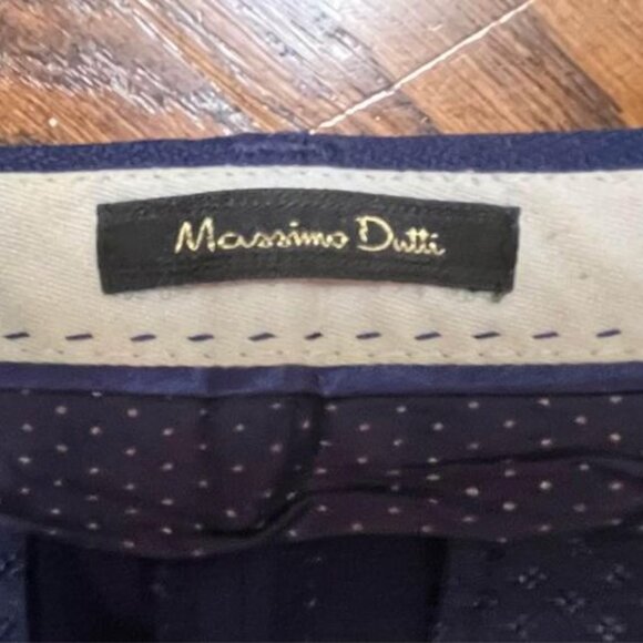 Sharp Massimo Dutti pants, Royal Blue, Size 4 - Picture 6 of 7